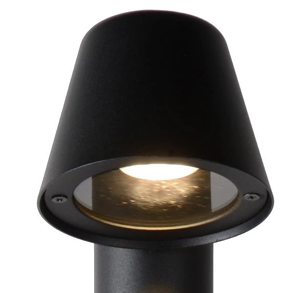 Lucide DINGO-LED - Bollard light - LED Dim. - GU10 - 1x5W 3000K - IP44 - Anthracite - detail 2